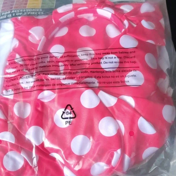 Wonderland Red Polka Dot Dress with Bow Headband - Picture 4 of 4